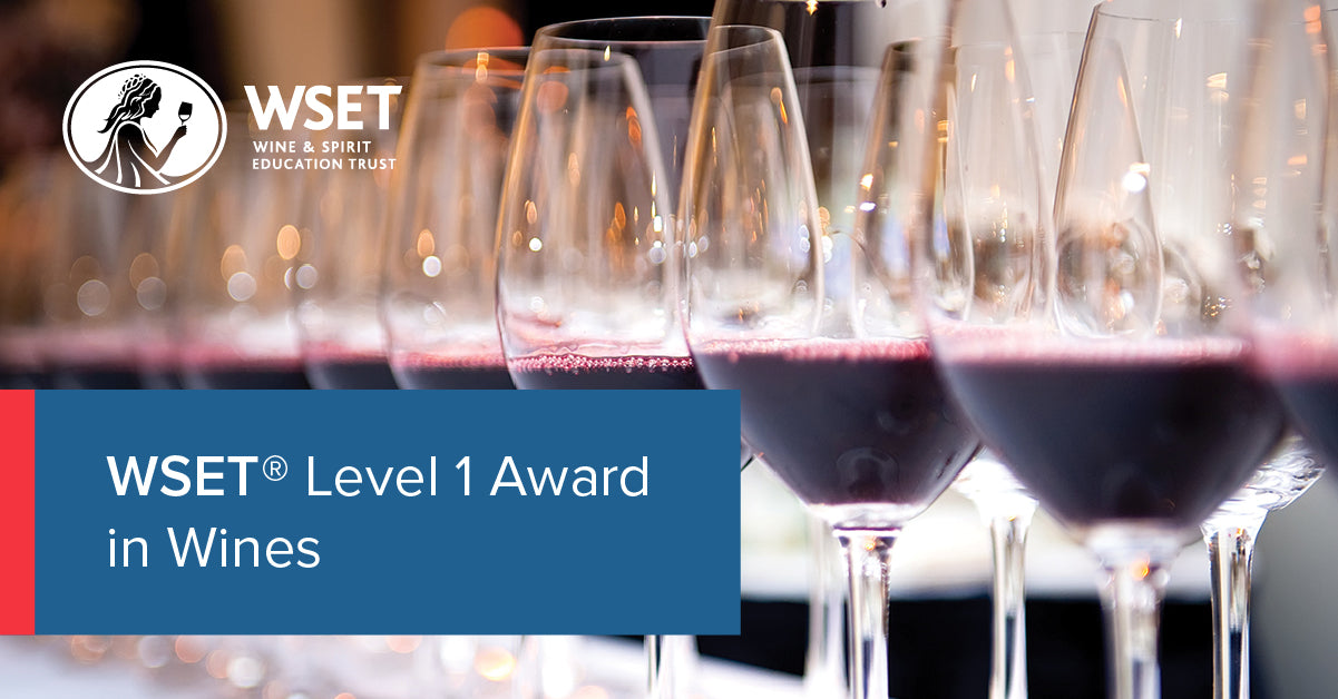 WSET Level 1 Evening course, October 3, 10, 17th 7:45-9:45