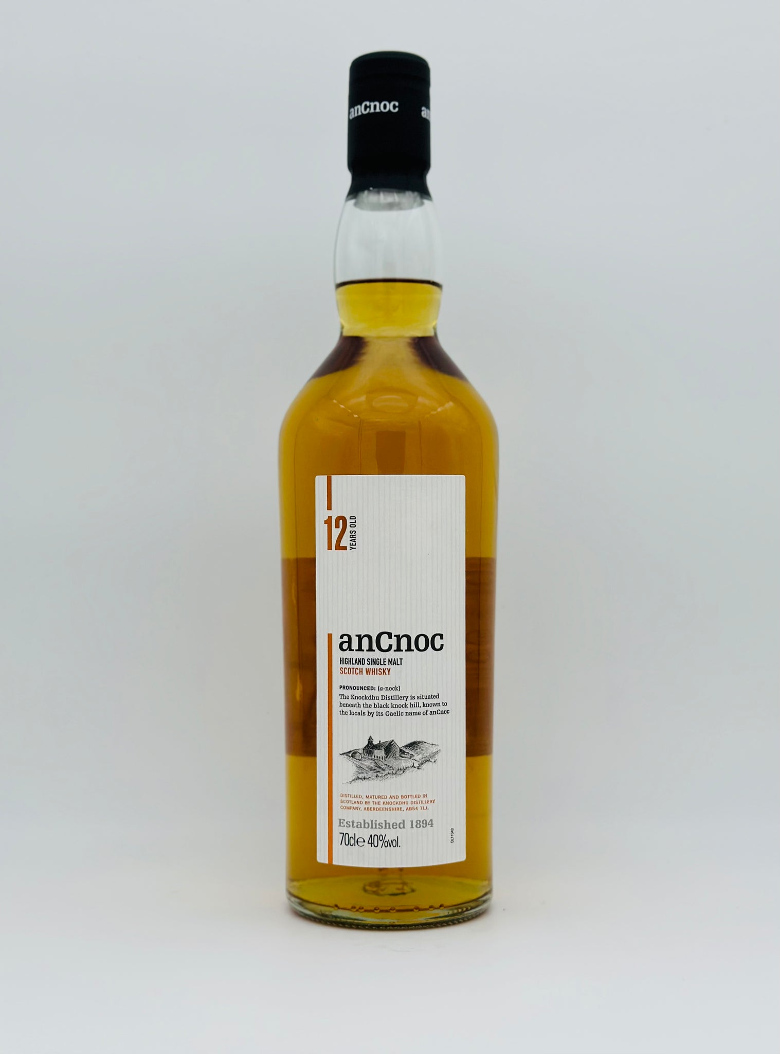 anCnoc 12 Year Old Scotch Whisky 70cl